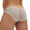 MenSexyWear Slip Pailleté Minicut Blanc